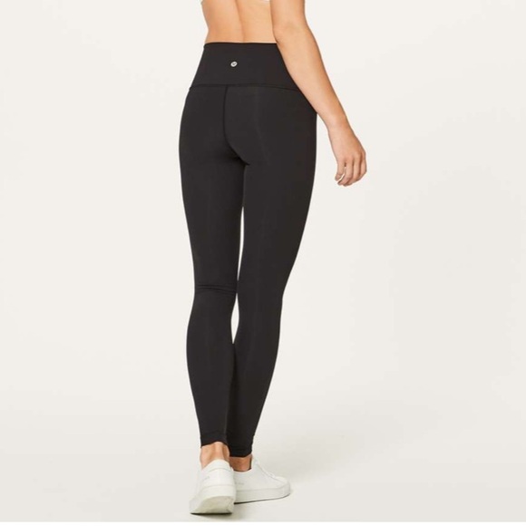 Lululemon Wunder Under Hi-Rise Tight (Full-On Luxtreme 28") Black Size 8 PAINT - Picture 2 of 10